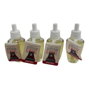 Bath & Body Works Flannel Wallflowers Refill 4-Pack Cozy Clean Masculine
